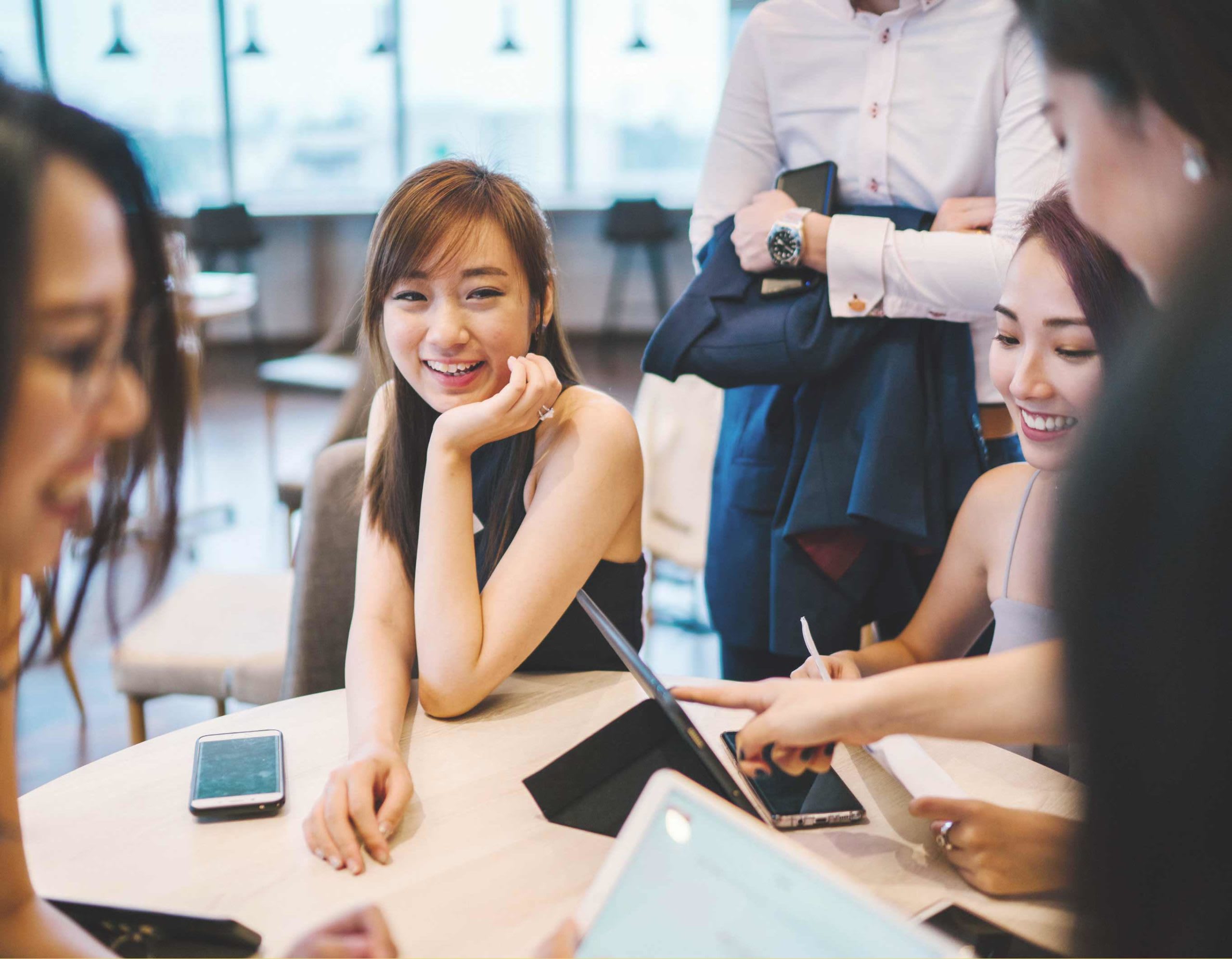group of business women